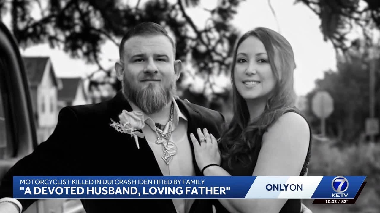 'A devoted husband, loving father': Motorcyclist killed in DUI crash identified by family