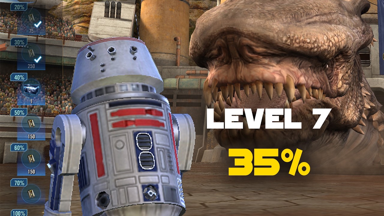 Krayt Dragon - 35% Level 7 R5-D4 Guide | SWGOH Era Coliseum