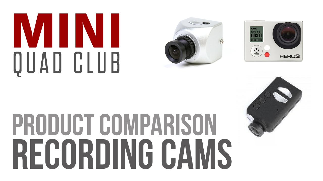 Product Comparison: Fatshark Pilot HD V2 vs Mobius Wide vs GoPro Hero 3 Black