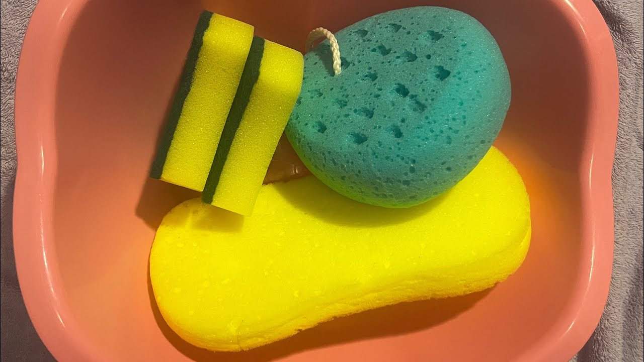 ASMR Variety Soapy Sponge Ripping