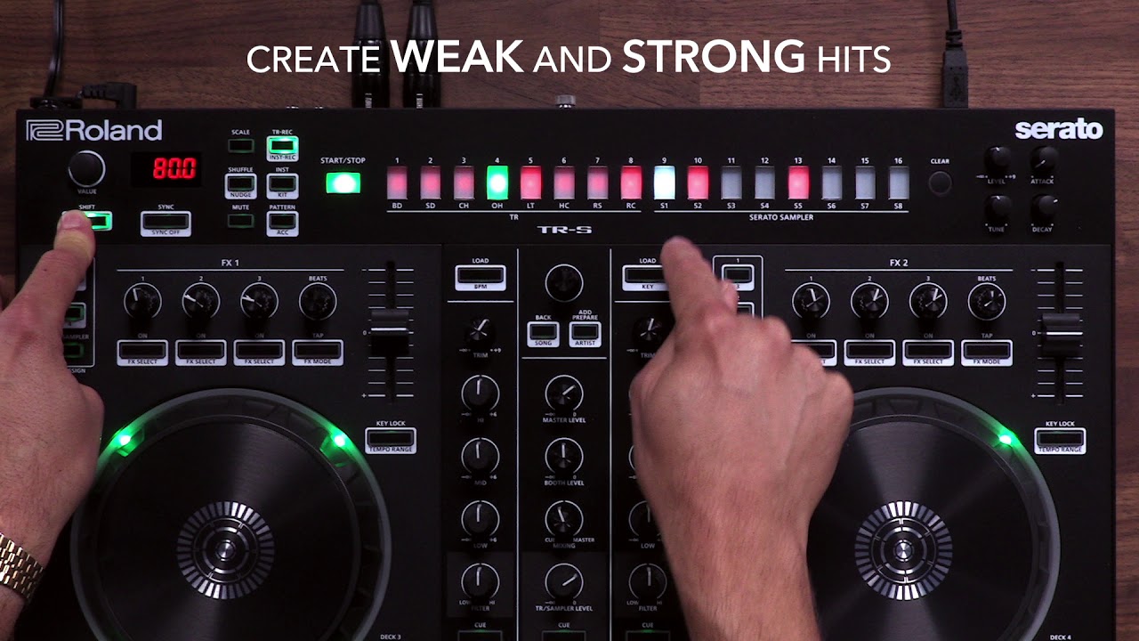 Roland DJ-505: Additional TR-S Functions