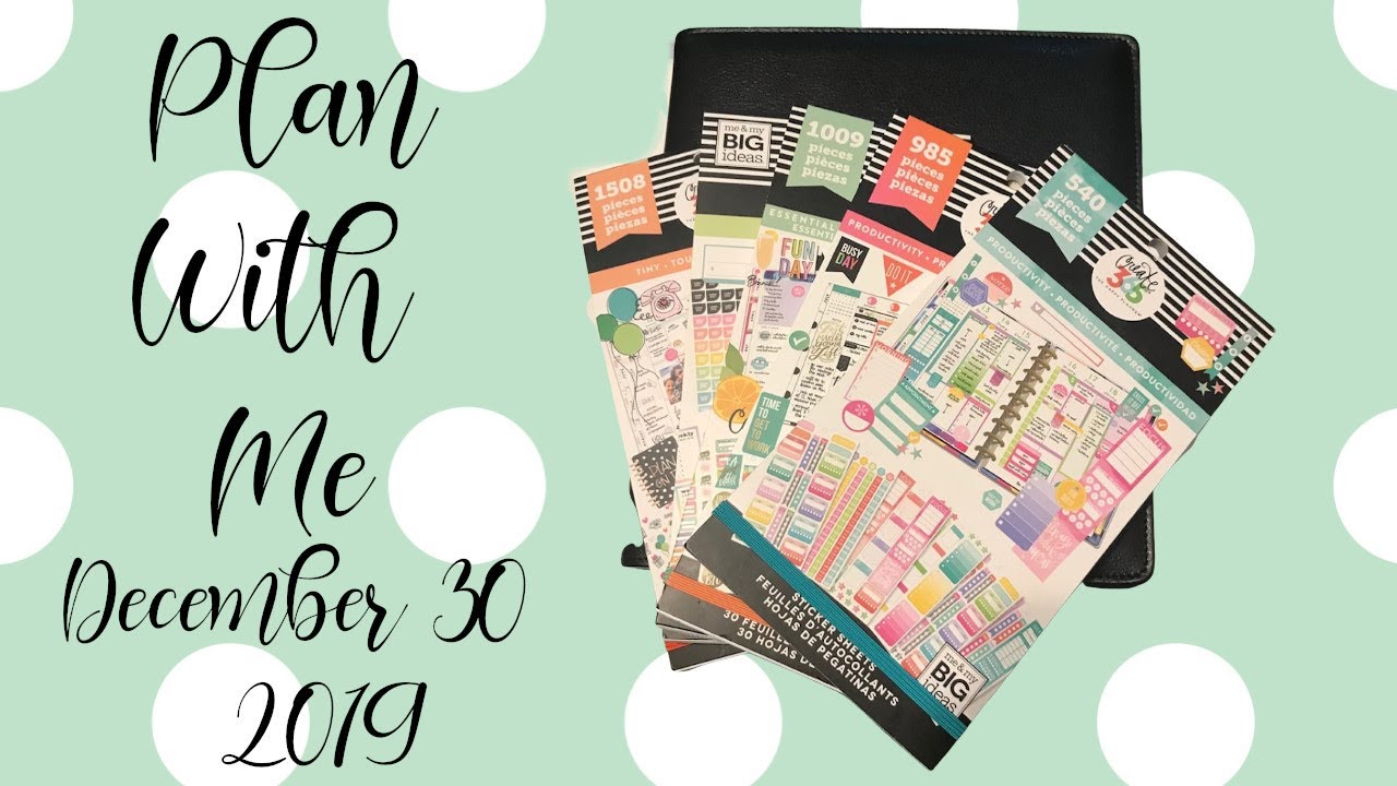 Plan With Me (Classic Happy Planner) December 30th, 2019