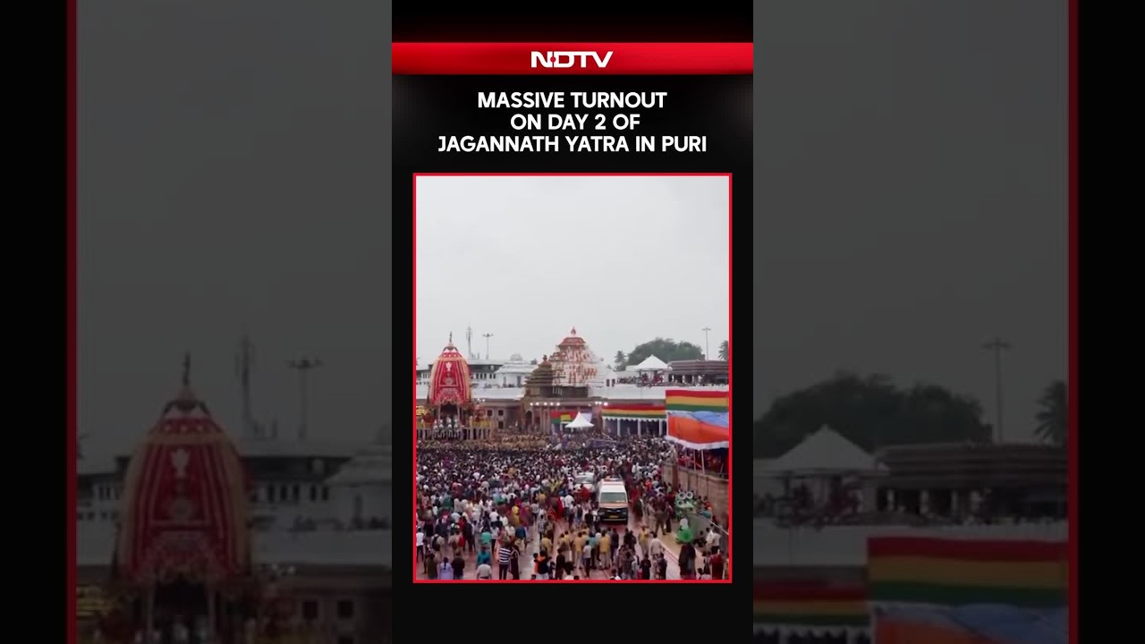 Rath Yatra 2026 | Thousands Of Devotees Gather At Puri Jagannath Temple On Day 2