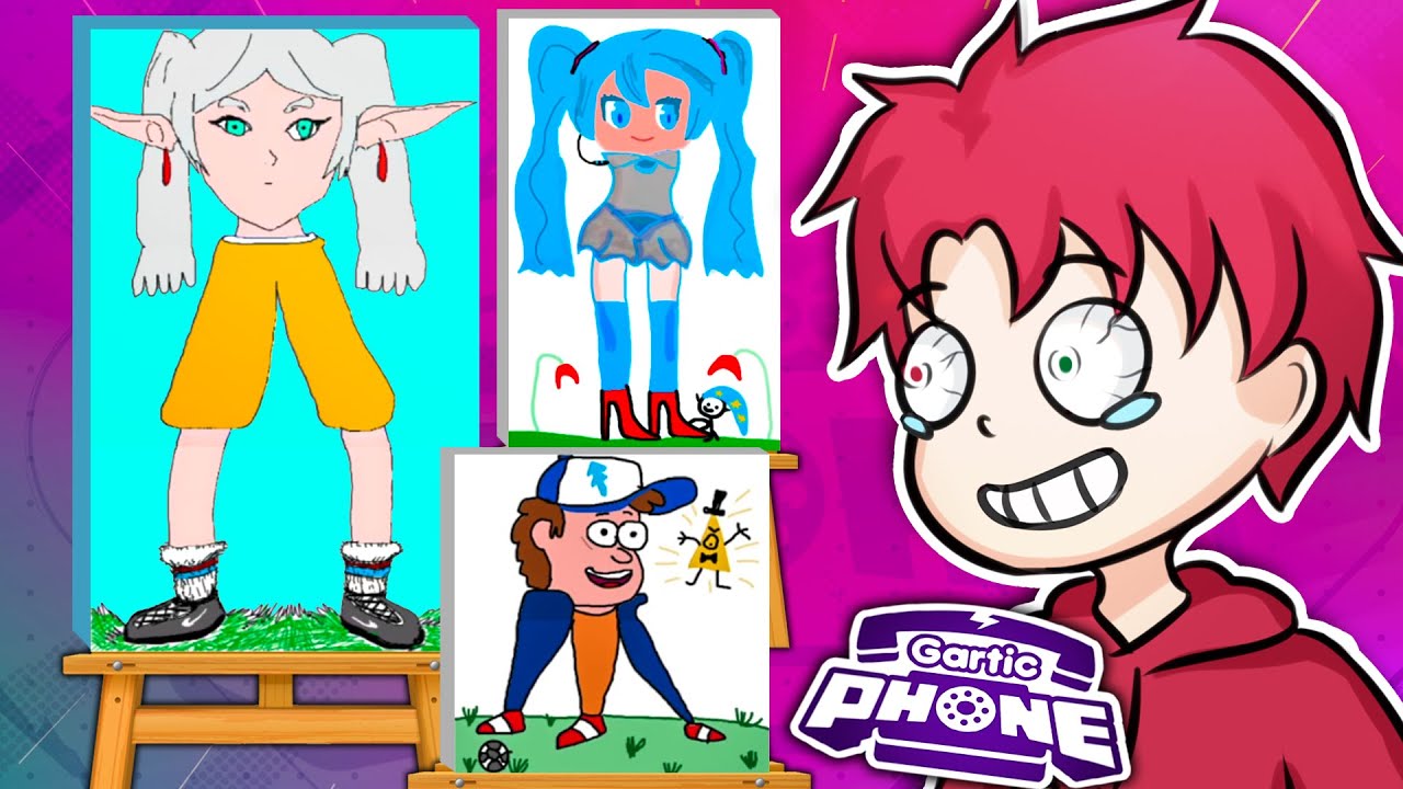NAJLEPSZE ANIME BRAINROTY XDD ☎️ GARTIC PHONE (Ewron, Wpatka, Shini, Thorek)