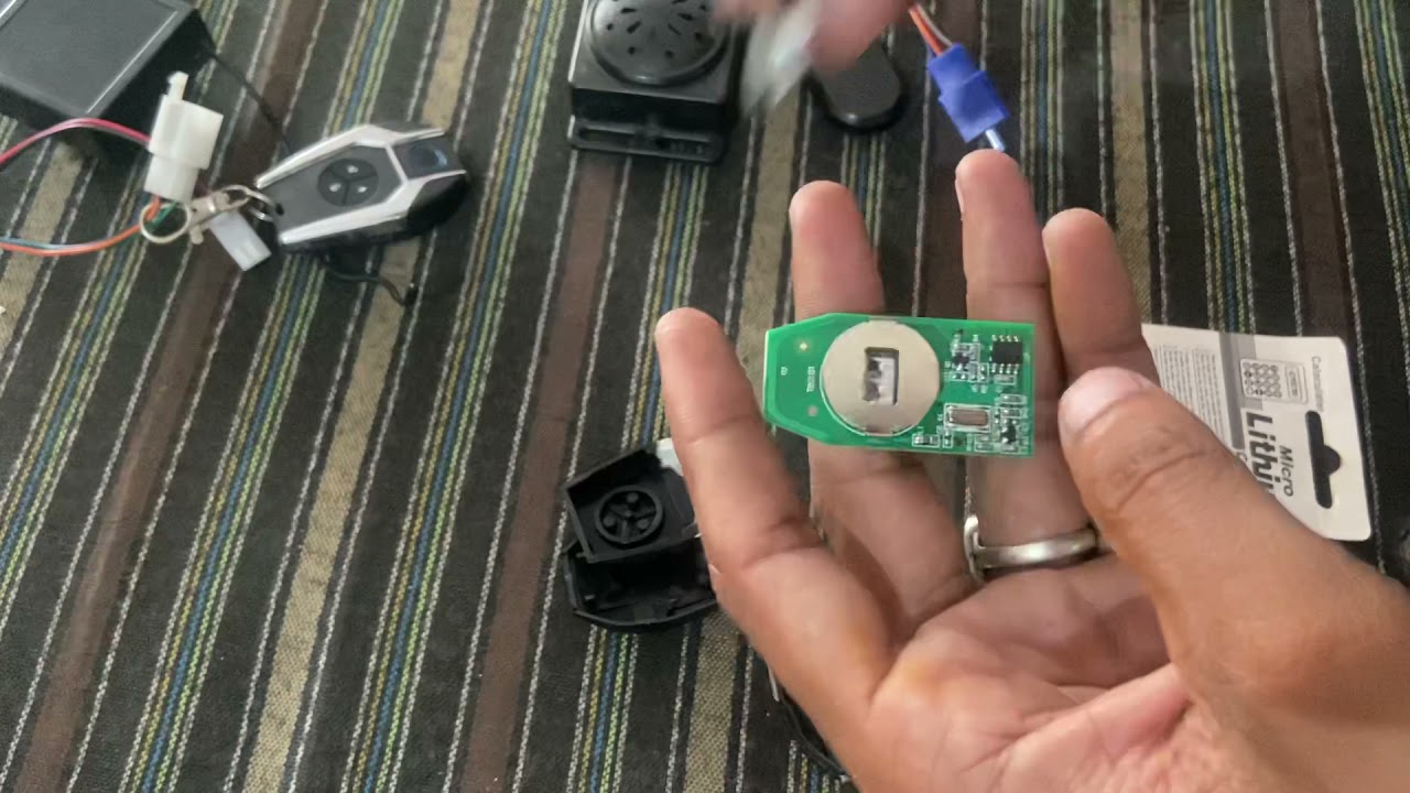 Electric Scooty Remote System And Replace Remote Battery
