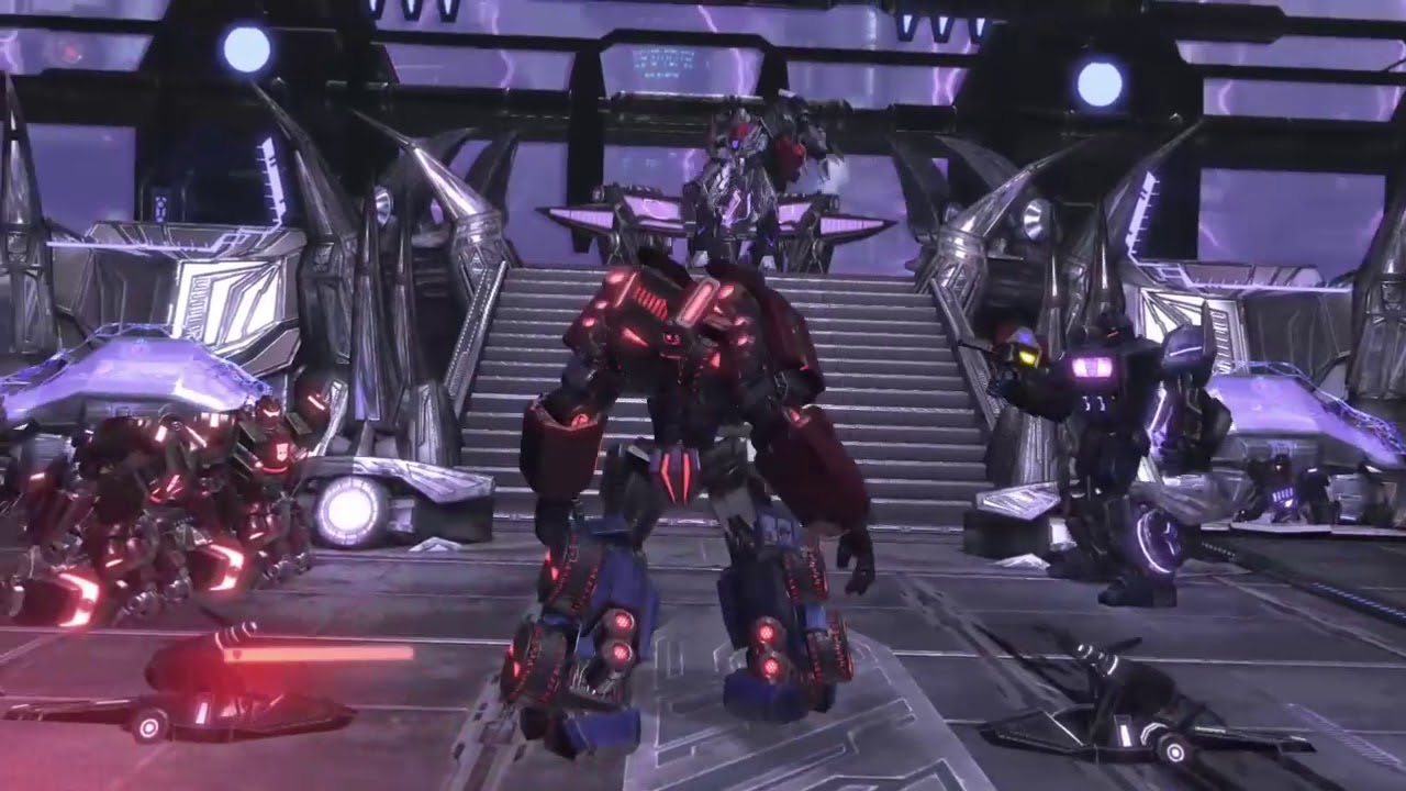 Transformers Fall Of Cybertron Xbox one Campain Optimus captured scene