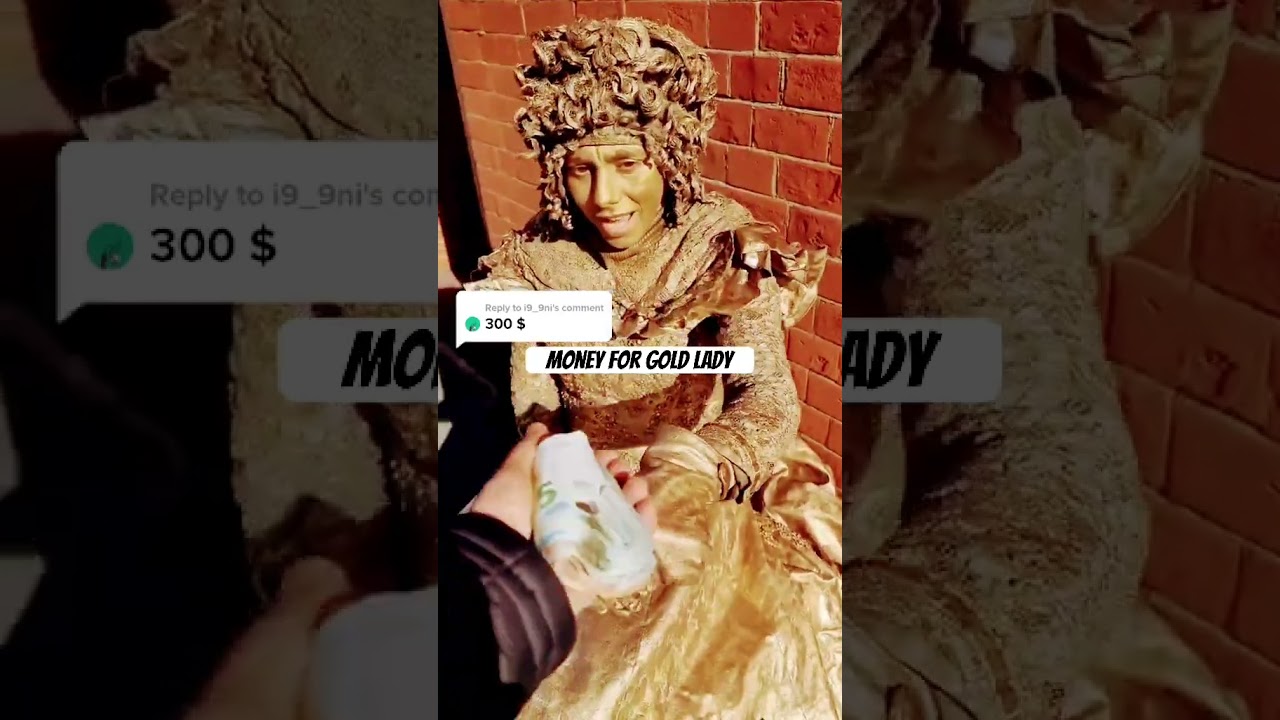 300 Dollar 💵 for Gold Lady statue 