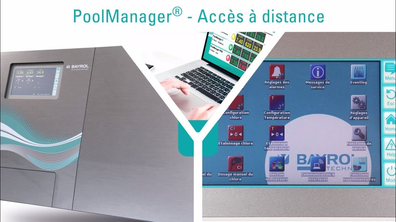 BAYROL TECHNIK - Paramétrage de l'accès à distance du PoolManager