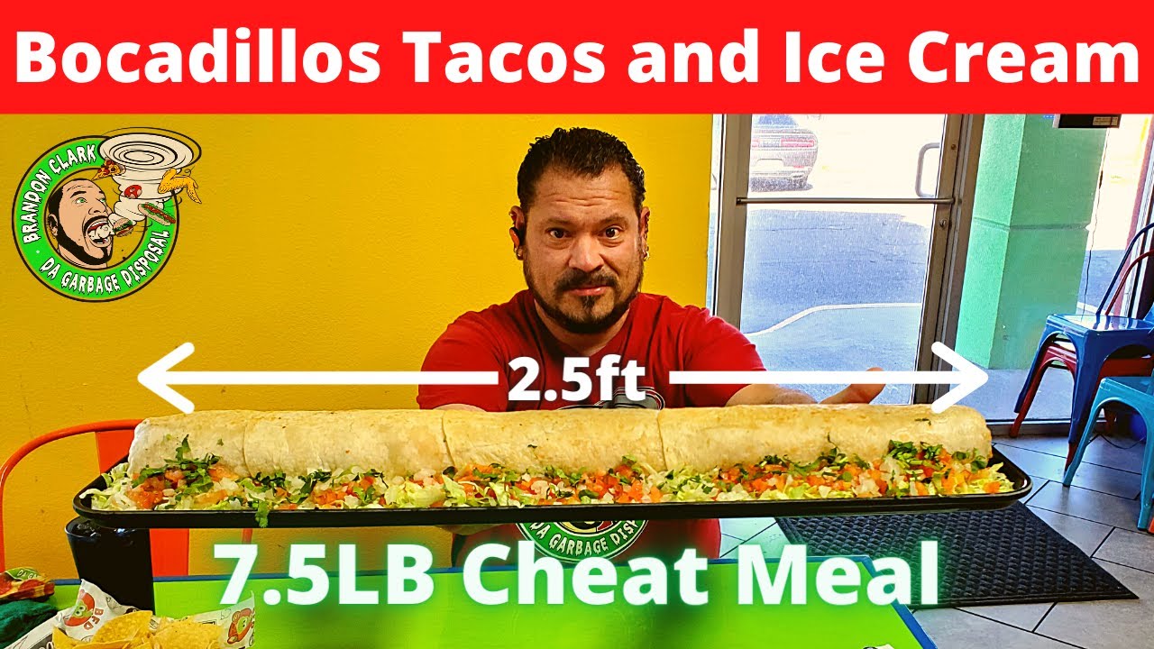 Bocadillos 7LB Mexican Cheat Meal Burrito Challenge