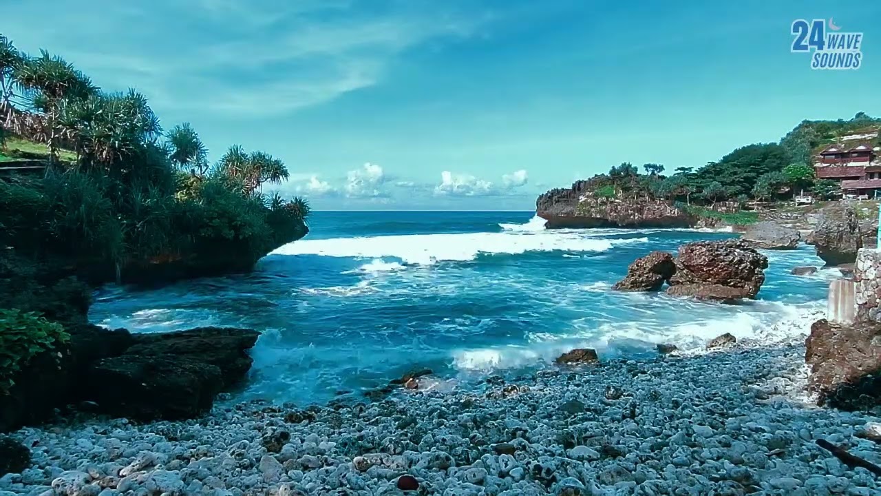 Insomnia Relief Wave Sounds for Sleep - Ocean Wave Sound for Sleeping 15 Hours - Water Sound Effect