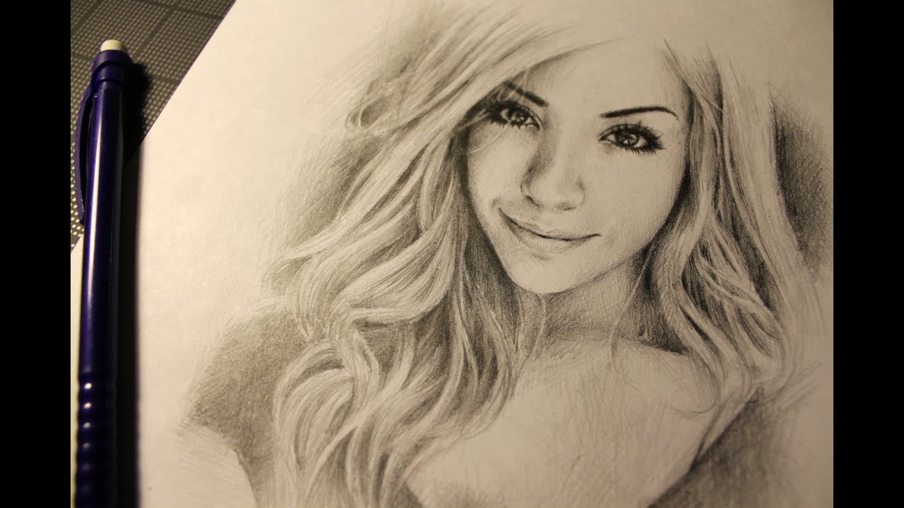 itsbirdy Portrait Practice: Cross Hatching
