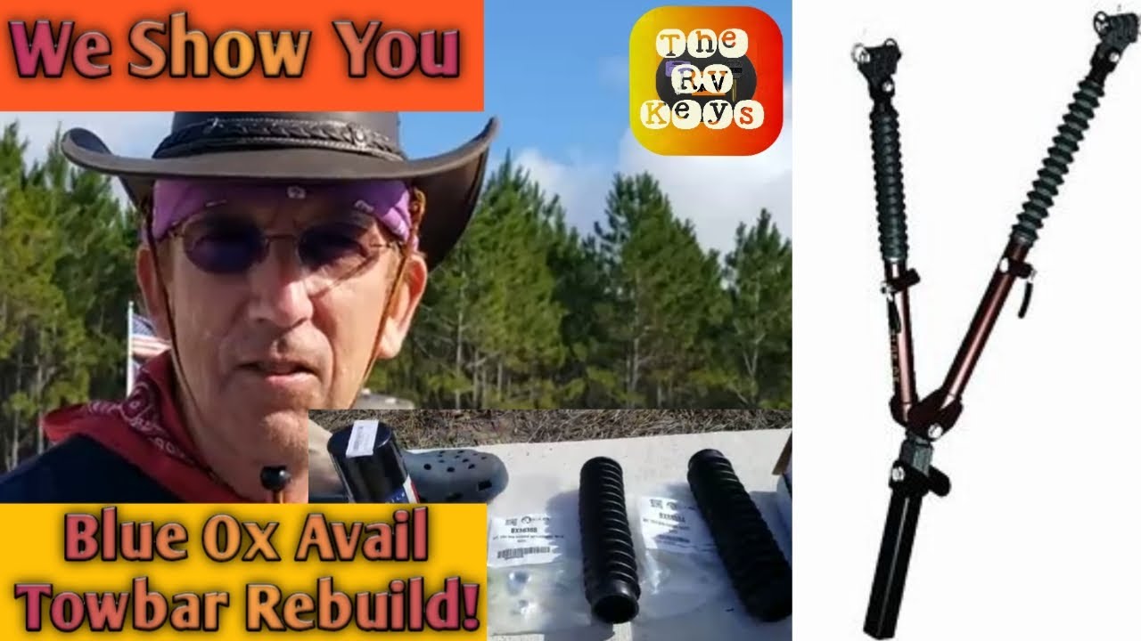 S👀👀OO Easy! DIY Blue OX Avail Towbar Rebuild! Washer Kit Replacement! TheRVkeys Episode 54