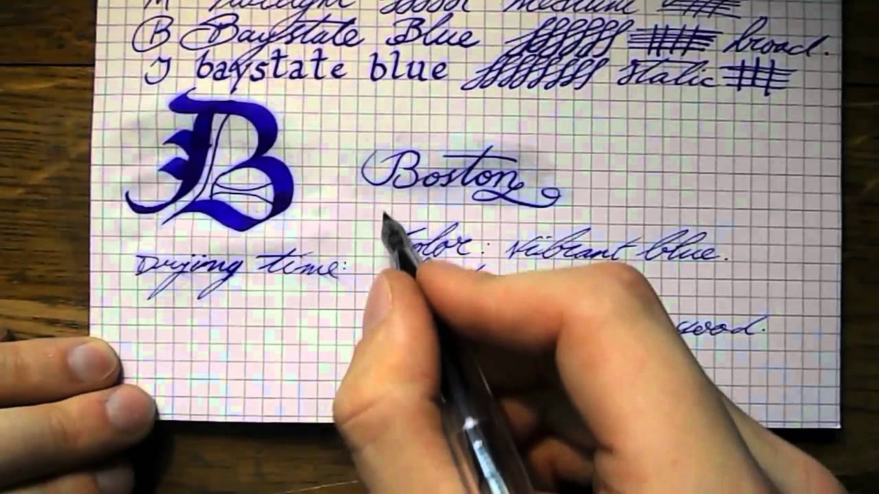 Inkcylopedia Baystate blue