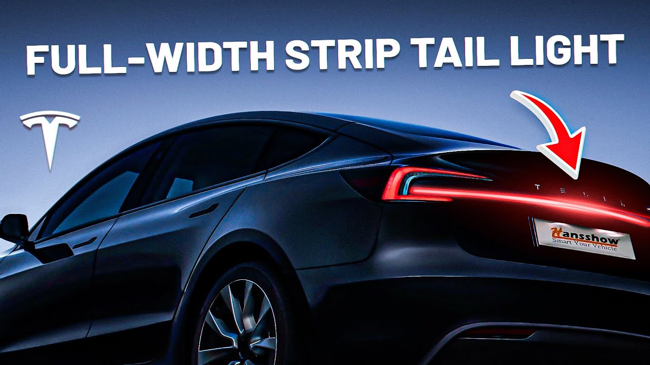 Зажгите свою Tesla Model 3 Highland: крепление для светодиодной панели Hansshow