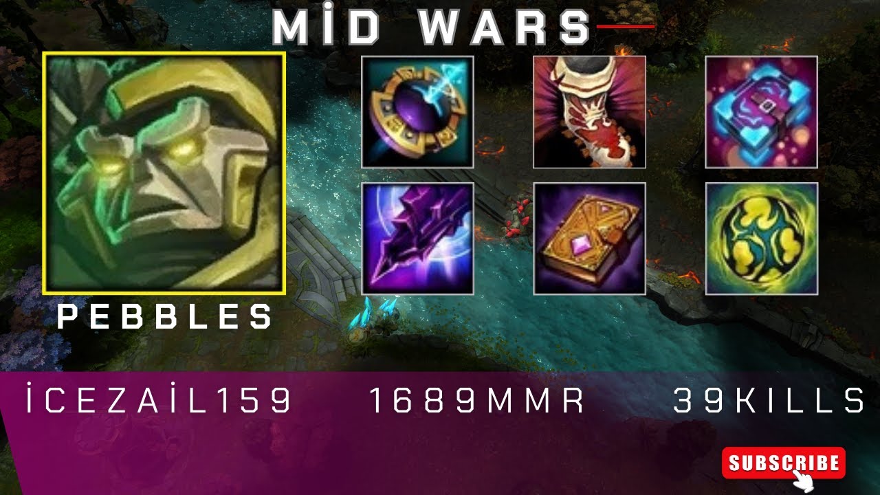HoN | Mid Wars | Pebbles | icezail159 | 1689 MMR