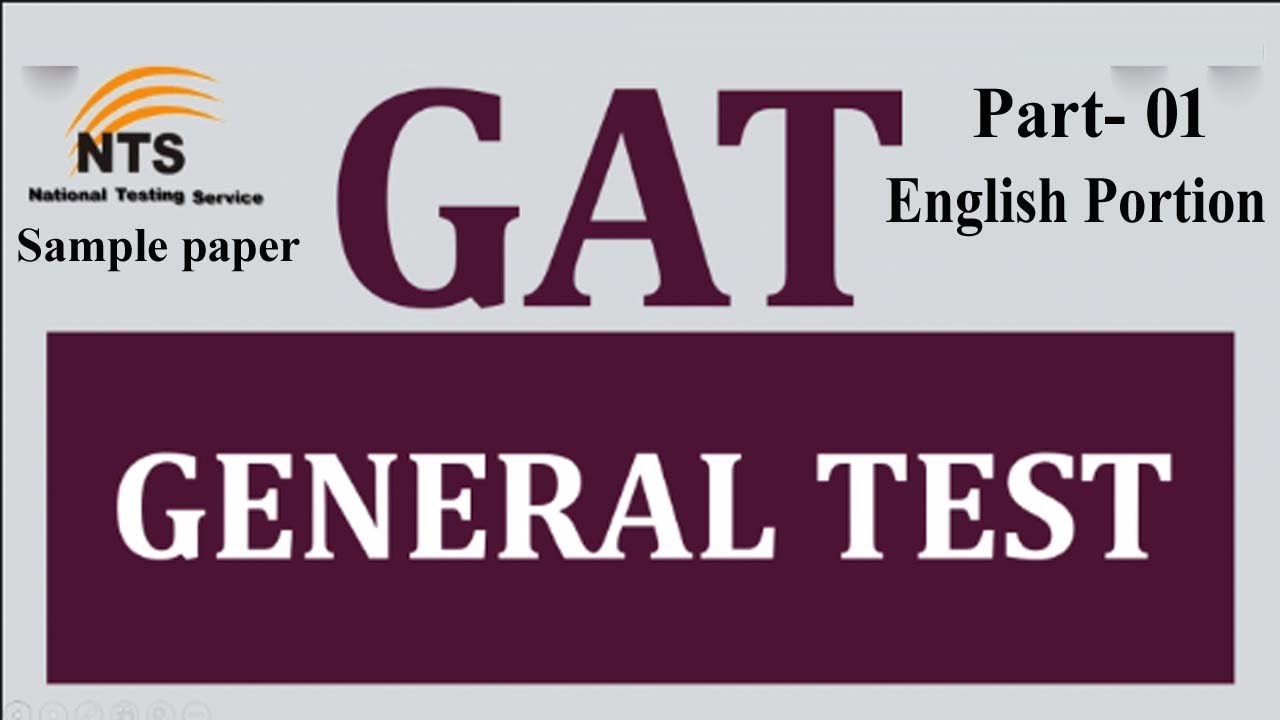 GAT General Sample paper : Completely solved : GAT NTS Paper: Part - 01