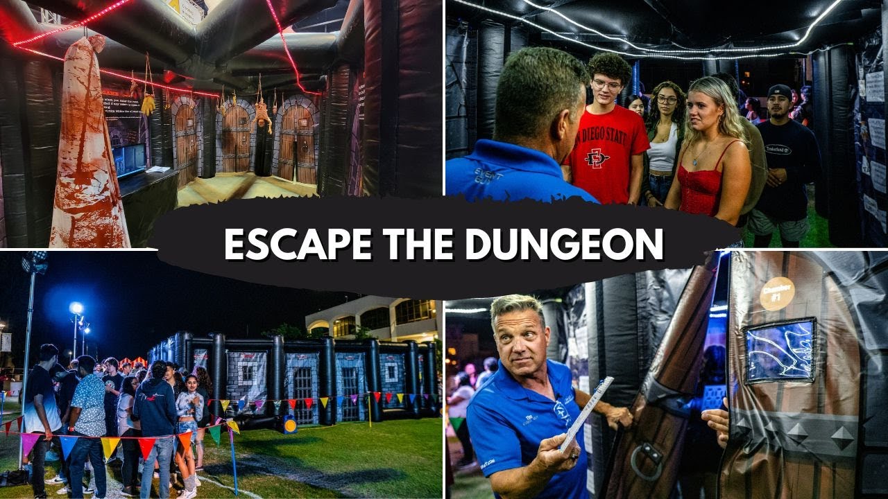 Escape the Dungeon Horror Escape Room Experience for Halloween Events: Rentals & Purchases Available