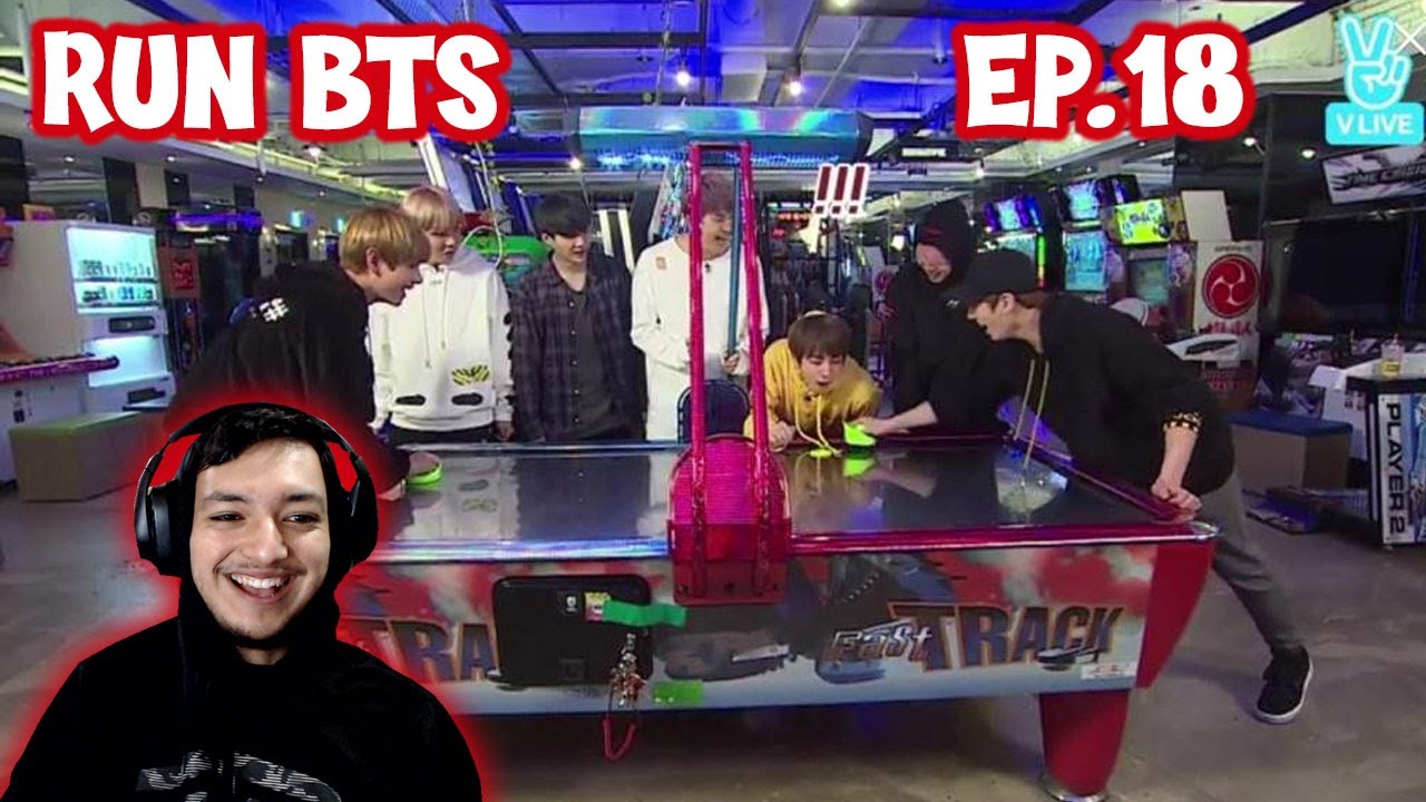 BTS playing air hockey! - Run BTS Ep 18 Reaction