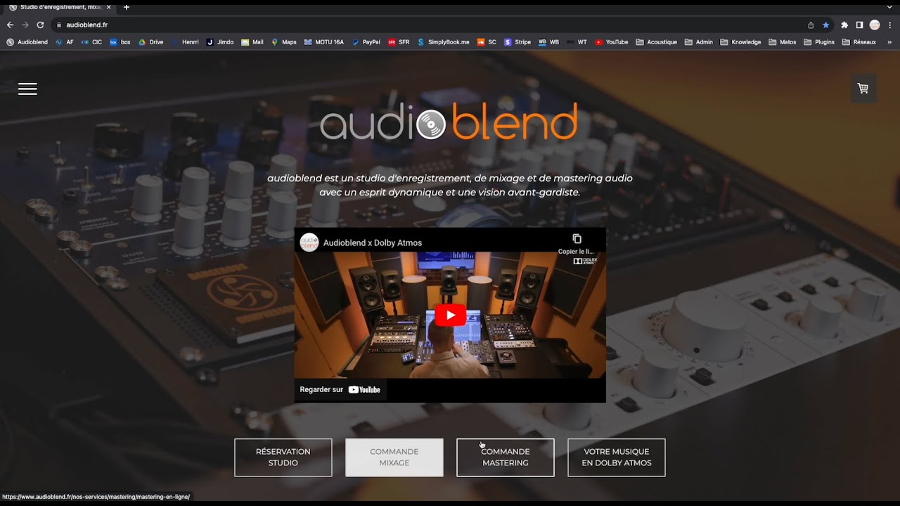 Commander un mixage / mastering sur notre site