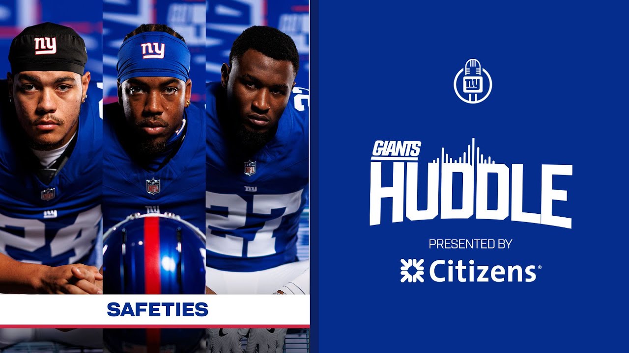 2025 Giants Safeties | Giants Huddle | New York Giants