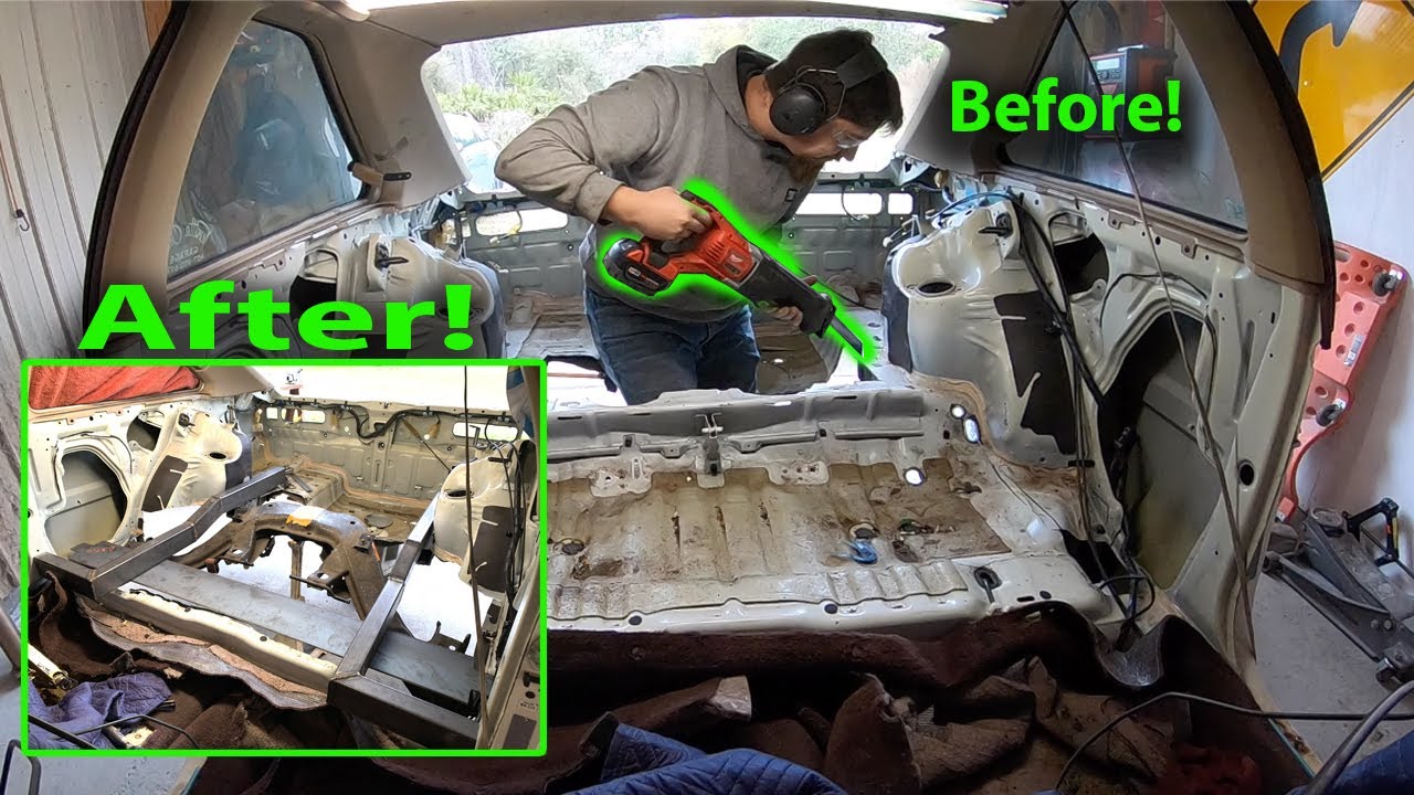 I Cut Up My Car For Fun, Attempting to Put a V8 In my Honda Accord