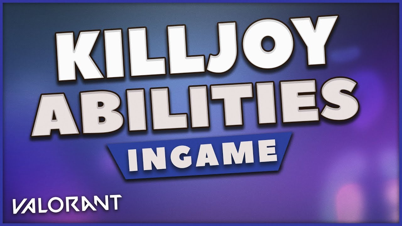 NEW VALORANT AGENT KILLJOY ABILITIES INGAME (EXPLAINED)