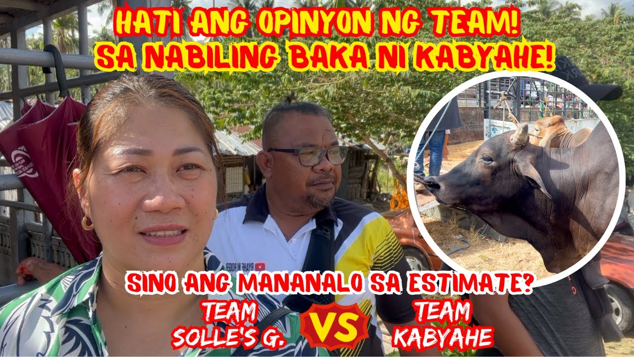 HATI ANG OPINYON NG TEAM SA NABILING BAKA NI KABYAHE! | SINO ANG MANANALO SA ESTIMATE? | SOLLE'S G.
