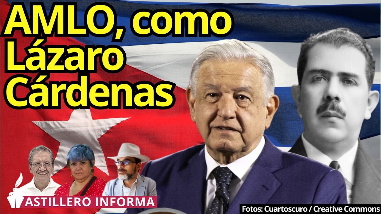 Hoy AMLO nos recuerda a Lázaro Cárdenas protestando por invasión en Girón con 20 años retirado: mesa
