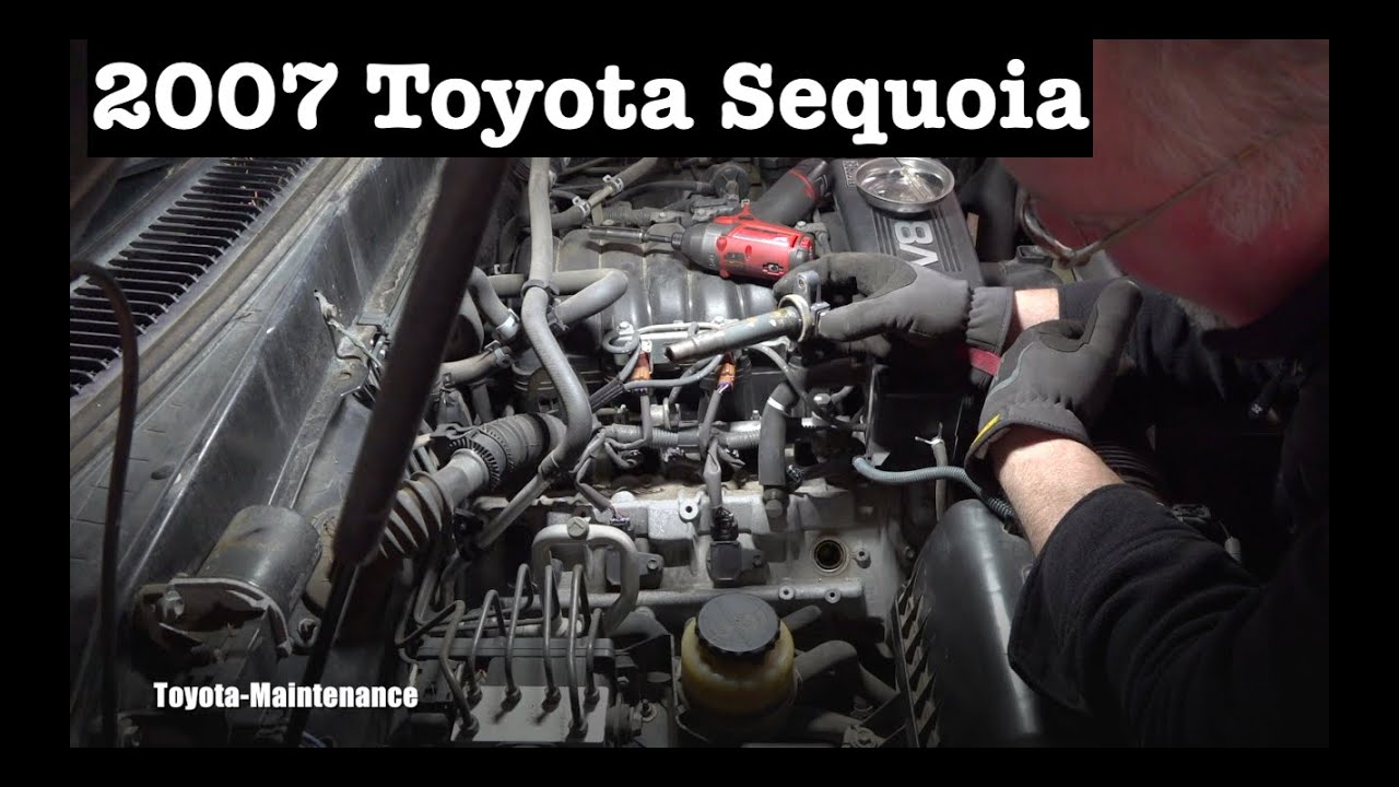2007 Toyota Sequoia Spark Plugs replacement