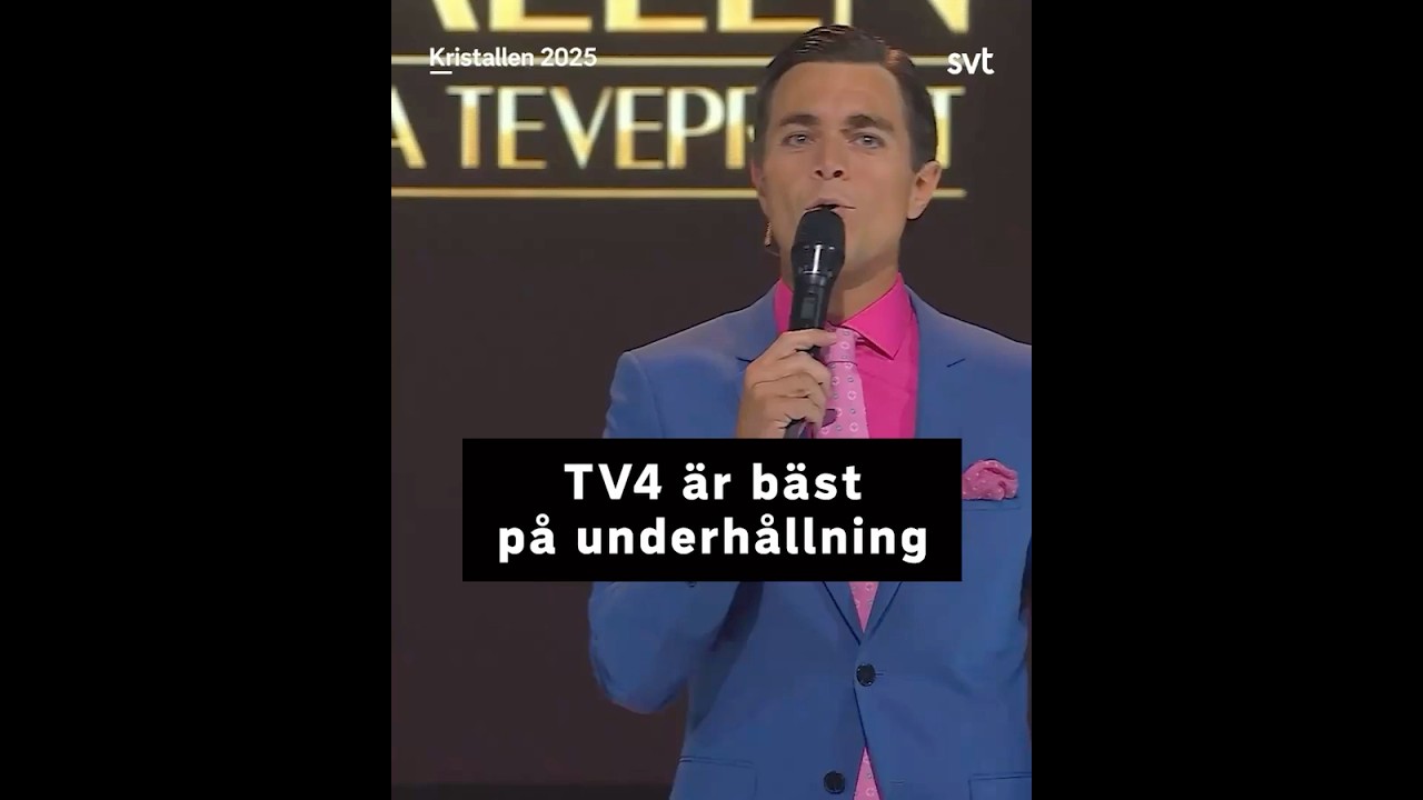 TV4 &auml;r b&auml;st p&aring; underh&aring;llning s&auml;ger de... Kristallen 👉 l&auml;nk👇#kristallen  #svthumor  #svtplay
