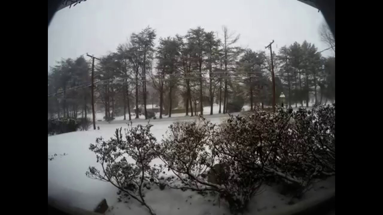 Snow timelaps #Blizzard2016