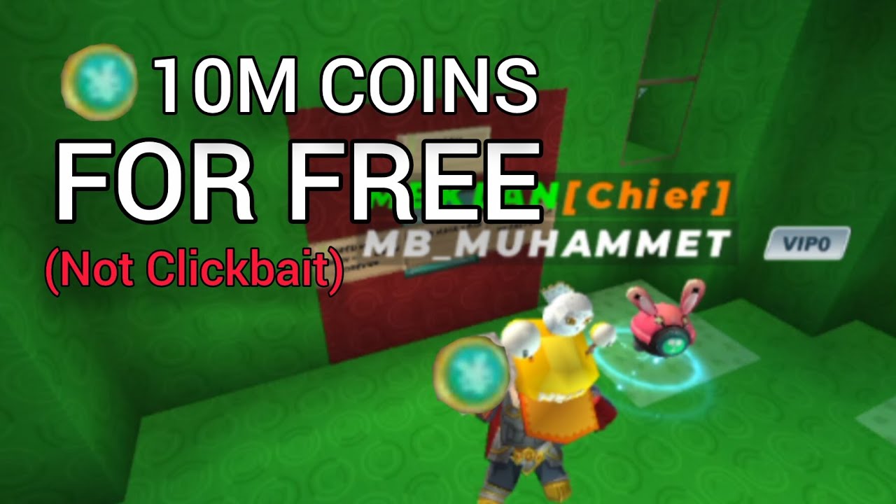 Get free 10M Coins for FREE! (Not Clickbait) | Blockman Go