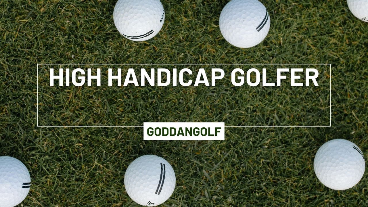 Watch a high handicap golfer golf in the driving range