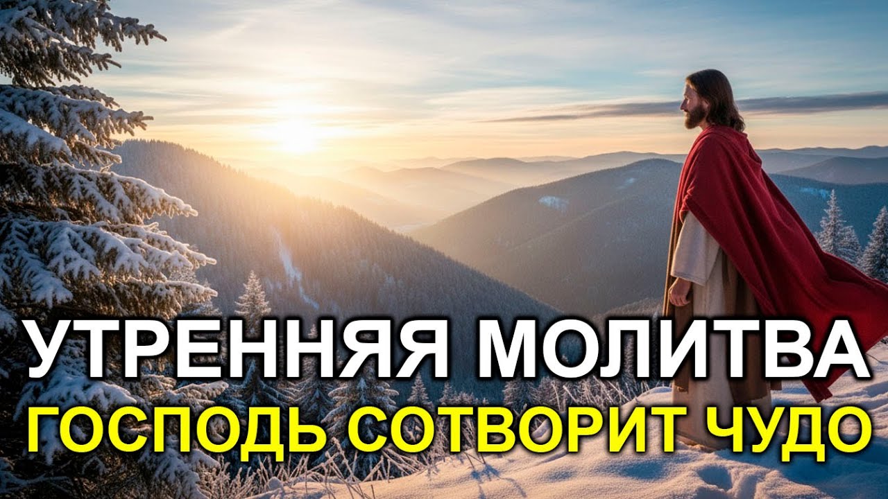 УТРЕННЯЯ МОЛИТВА Даже если веры совсем мало    Бог сотворит для тебя ЧУДО!