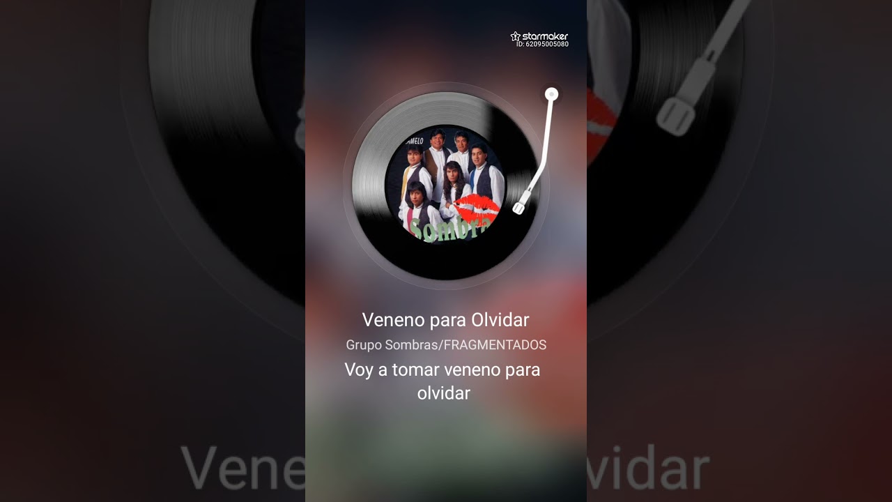 KARAOKE Veneno para olvidar Sombra 1 tono menos #reels #cumbia #viral #facebook #karaoke #humor 