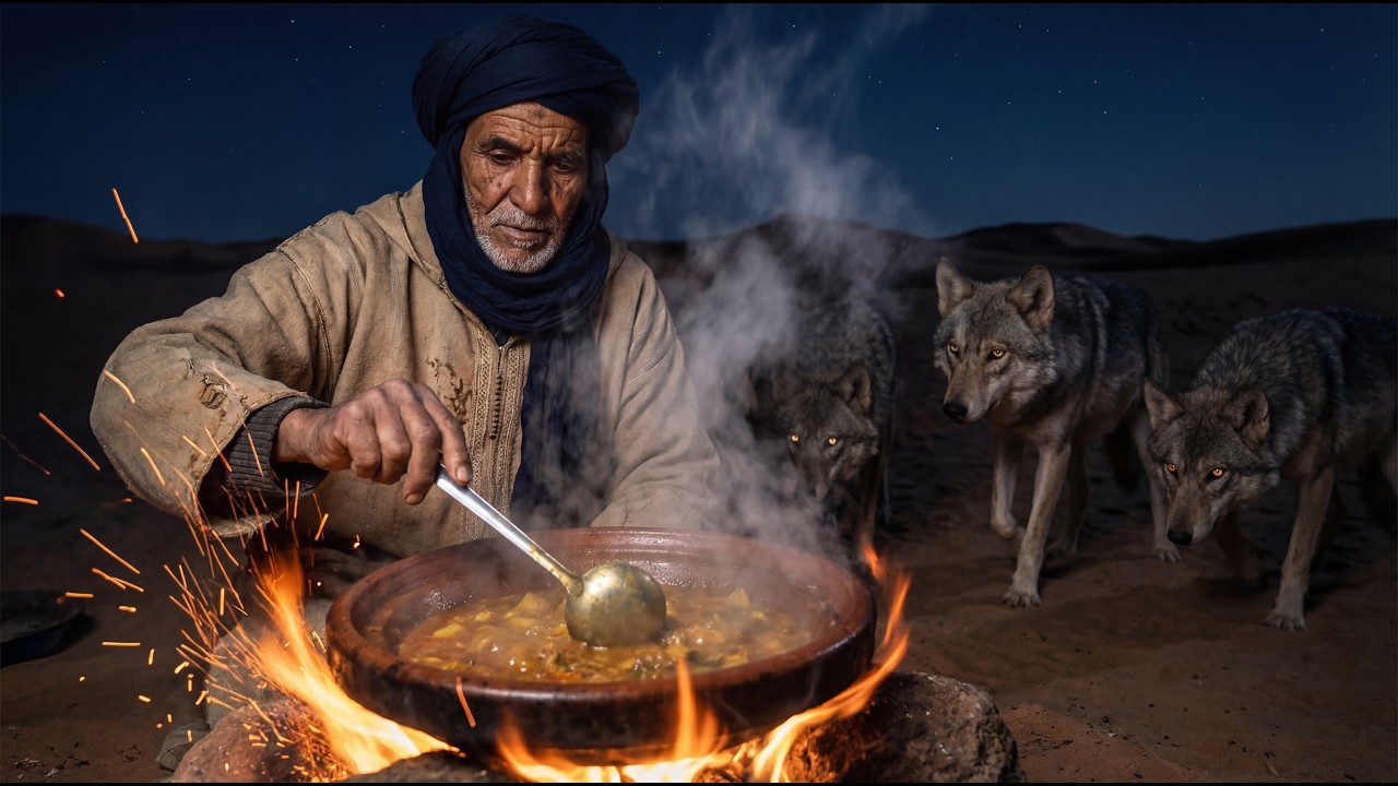 Surviving 52°C in the Sahara | A Pack of Jackals Surrounded Our Camp All Night