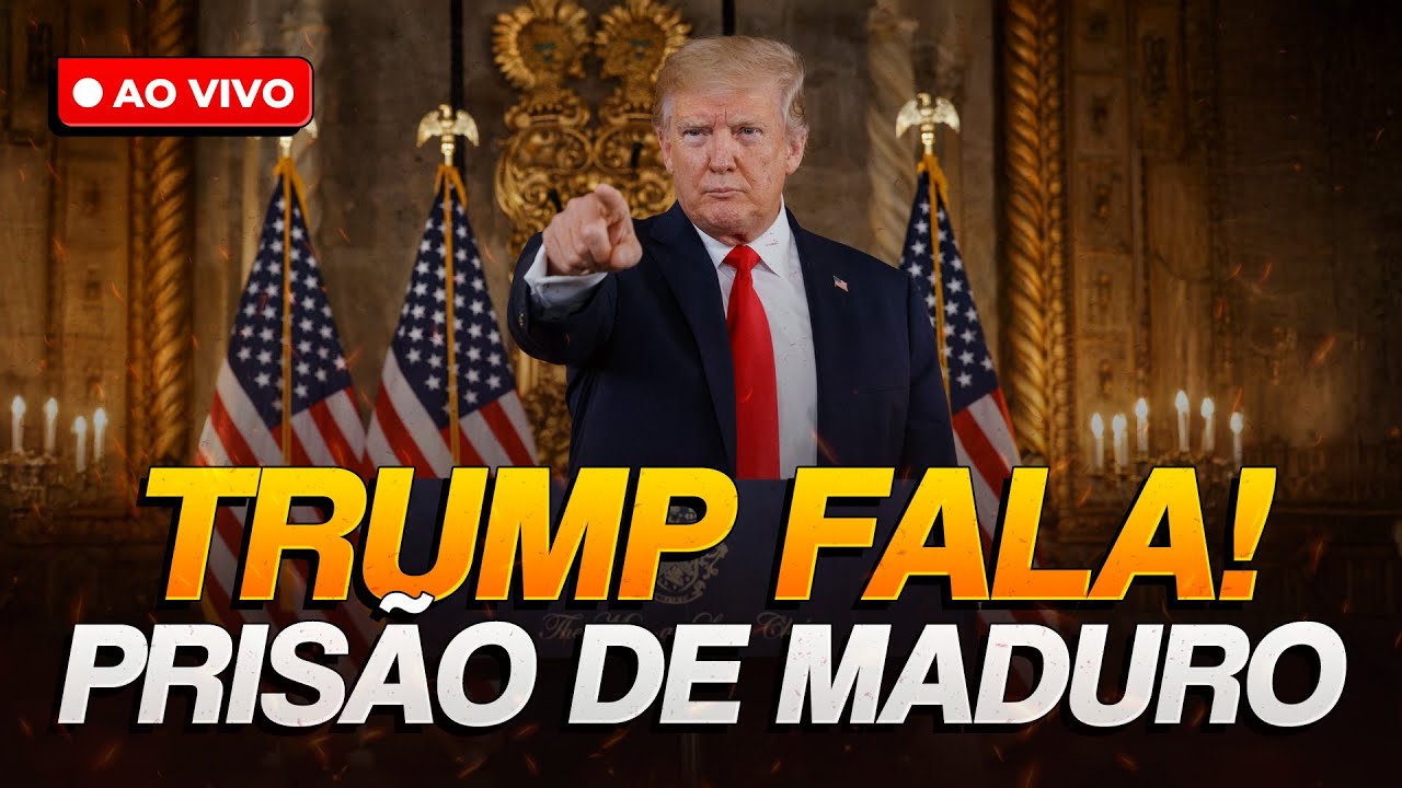 🔴 AO VIVO! TRUMP FALA &Agrave; IMPRENSA SOBRE PRIS&Atilde;O DE MADURO - COM TRADU&Ccedil;&Atilde;O SIMULT&Acirc;NEA