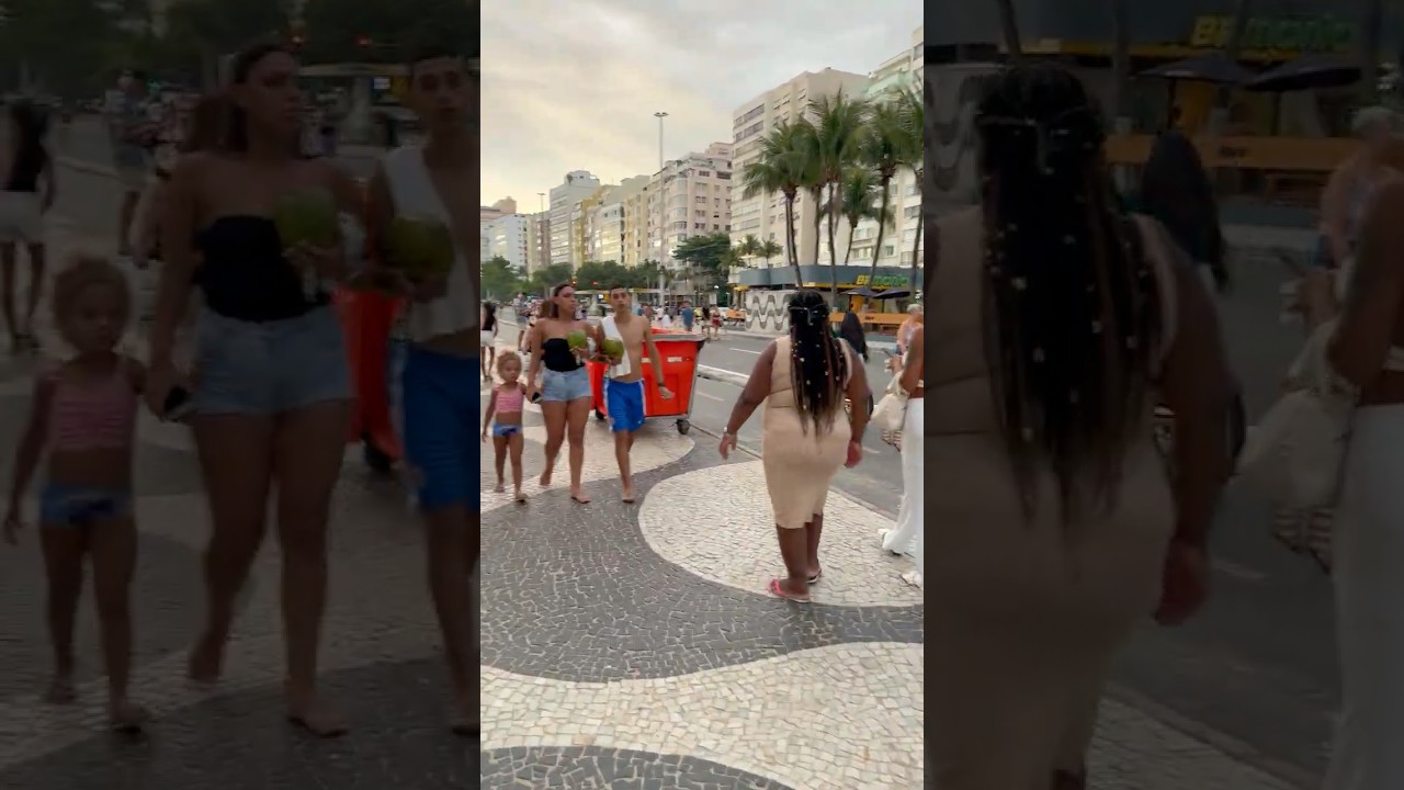 🇧🇷🏖️ Набережная Копакабаны - Закат в Рио-де-Жанейро