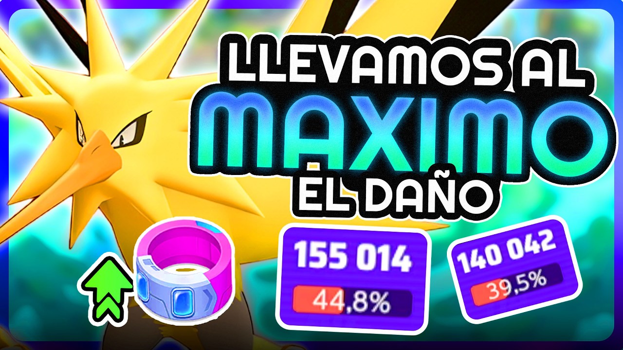 ¡BRUTAL! LA MEJOR BUILD PARA ZAPDOS | Pokemon Unite