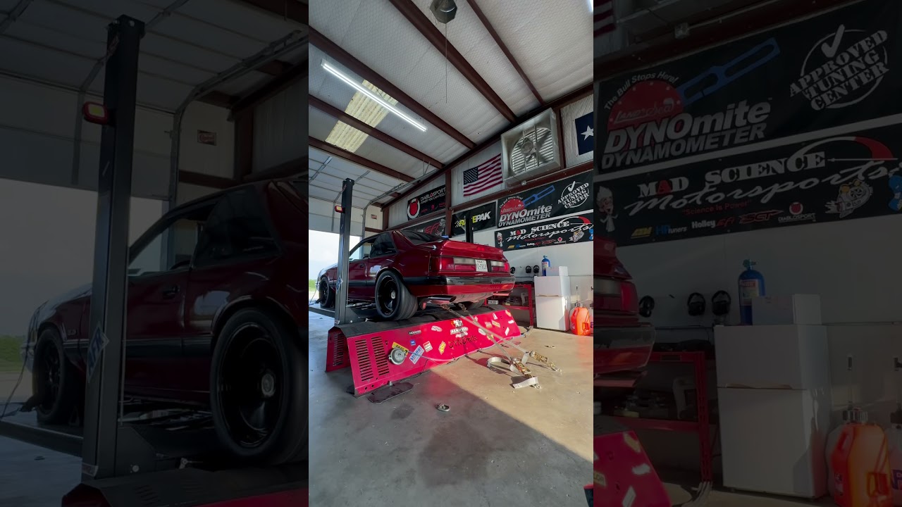 Foxbody with 408w hits the dyno. 7000rpm!