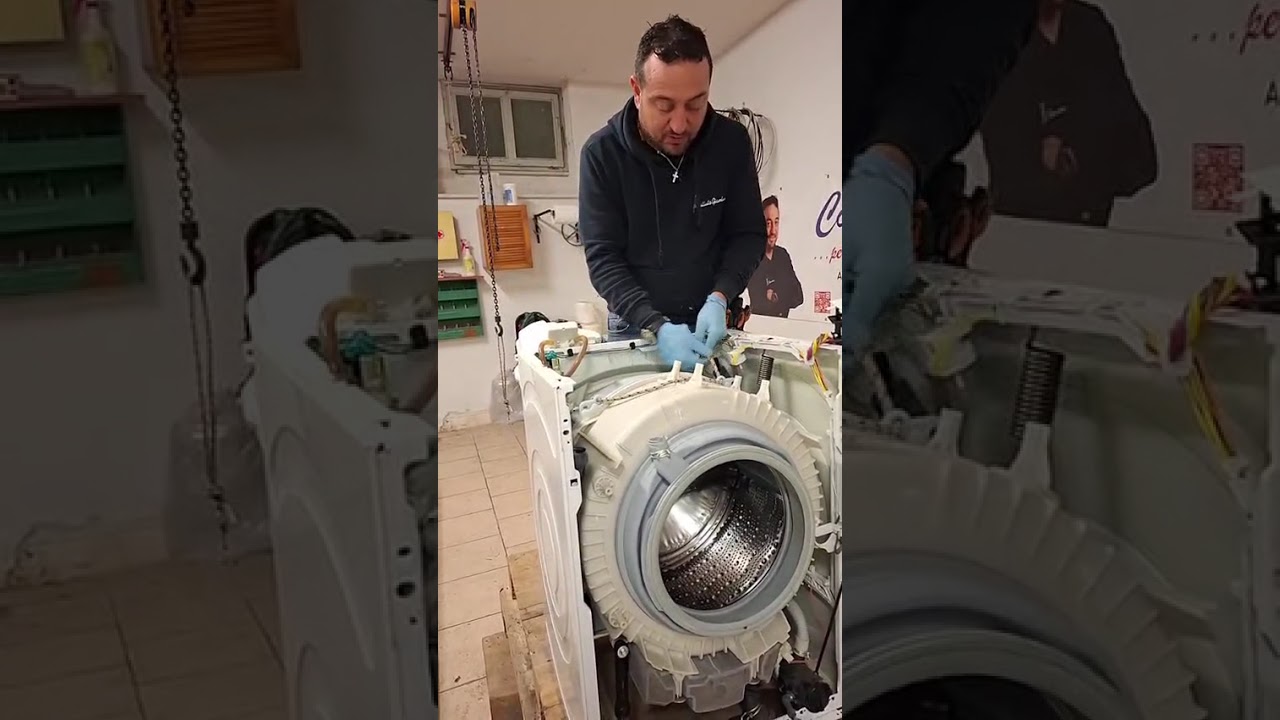 Lavatrice bosch fa rumore la smontiamo insieme per capirne il problema 