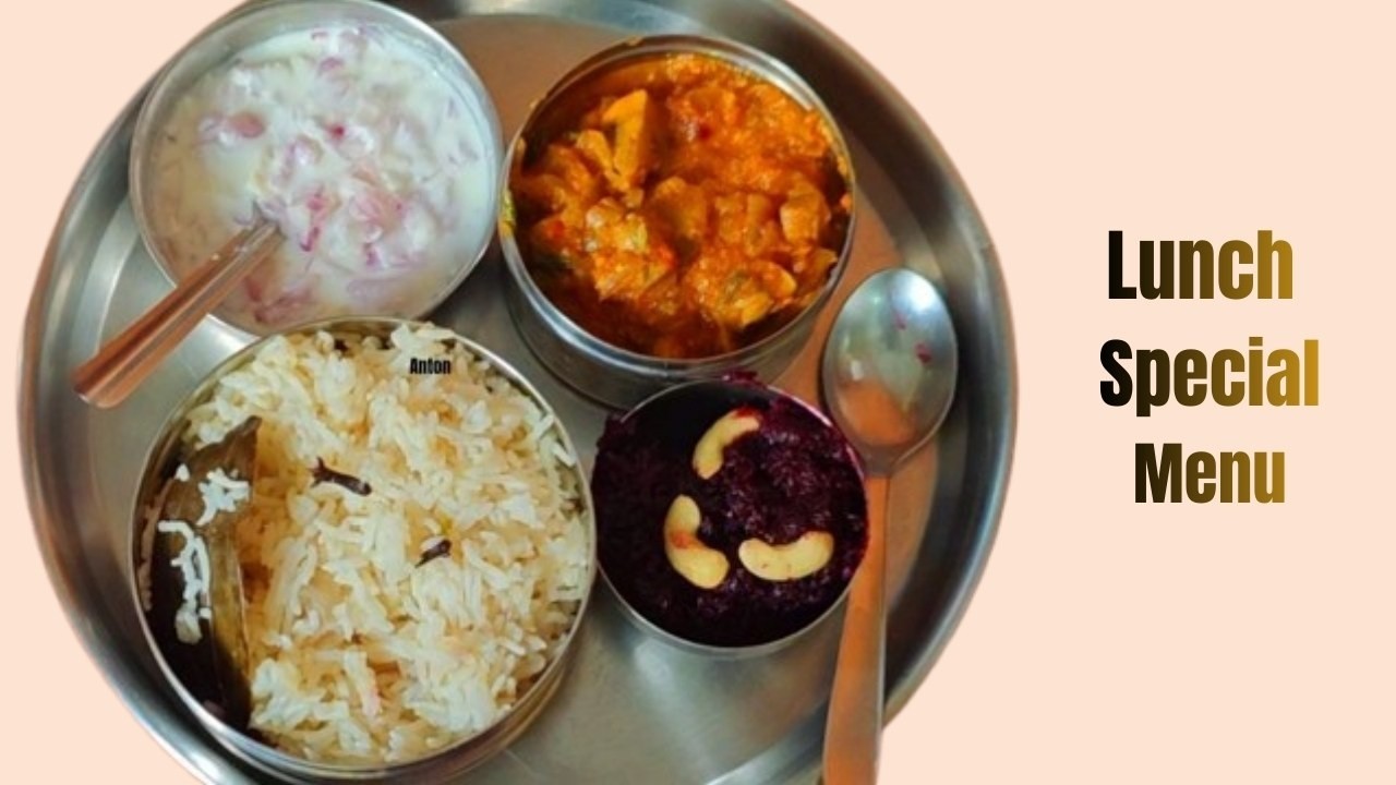 Lunch Combo | Thengai paal Sadam in tamil | Mushroom Gravy