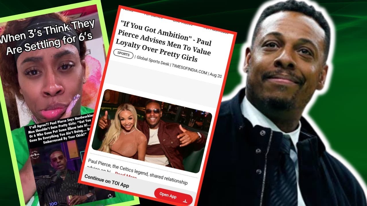 Paul Pierce Wants Men to Avoid Pretty women 