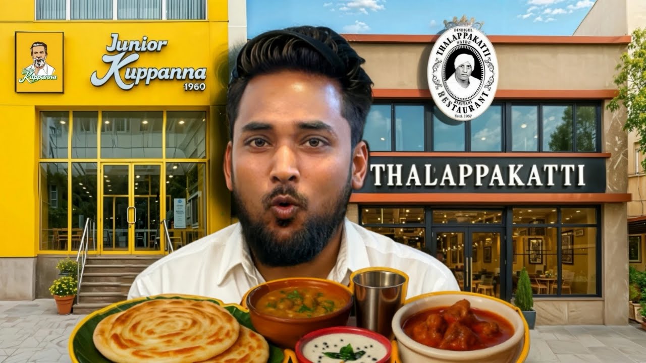 Junior Kuppanna Vs Thalappakatti 🍛😋 பரோட்டா & மட்டன் நல்லி குழம்பு 😋