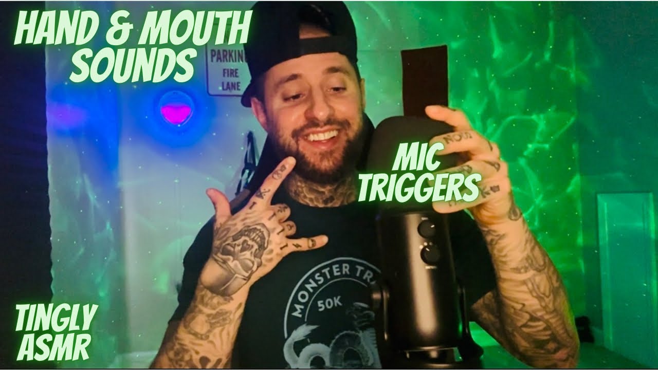 Hand,Mic,Mouth Sounds Combo For The Best Fast & Aggressive Tingles Ever