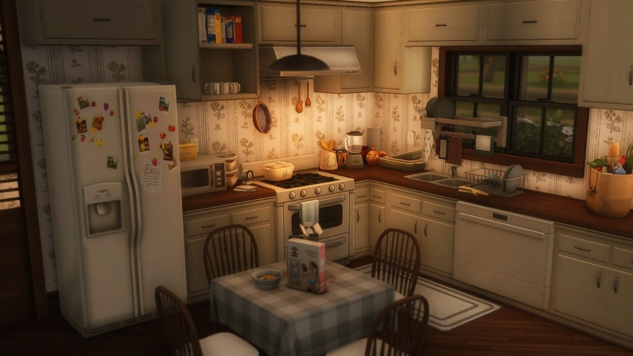Cozy Farmhouse For a Single Mom and Daughter || Sims 4 Commission Speed Build || CC