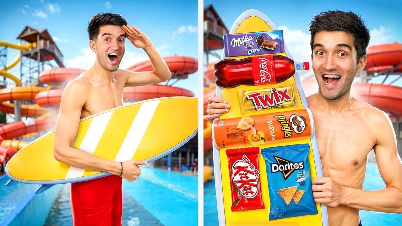 10 MODALITATI de a STRECURA DULCIURI in AQUAPARK !!