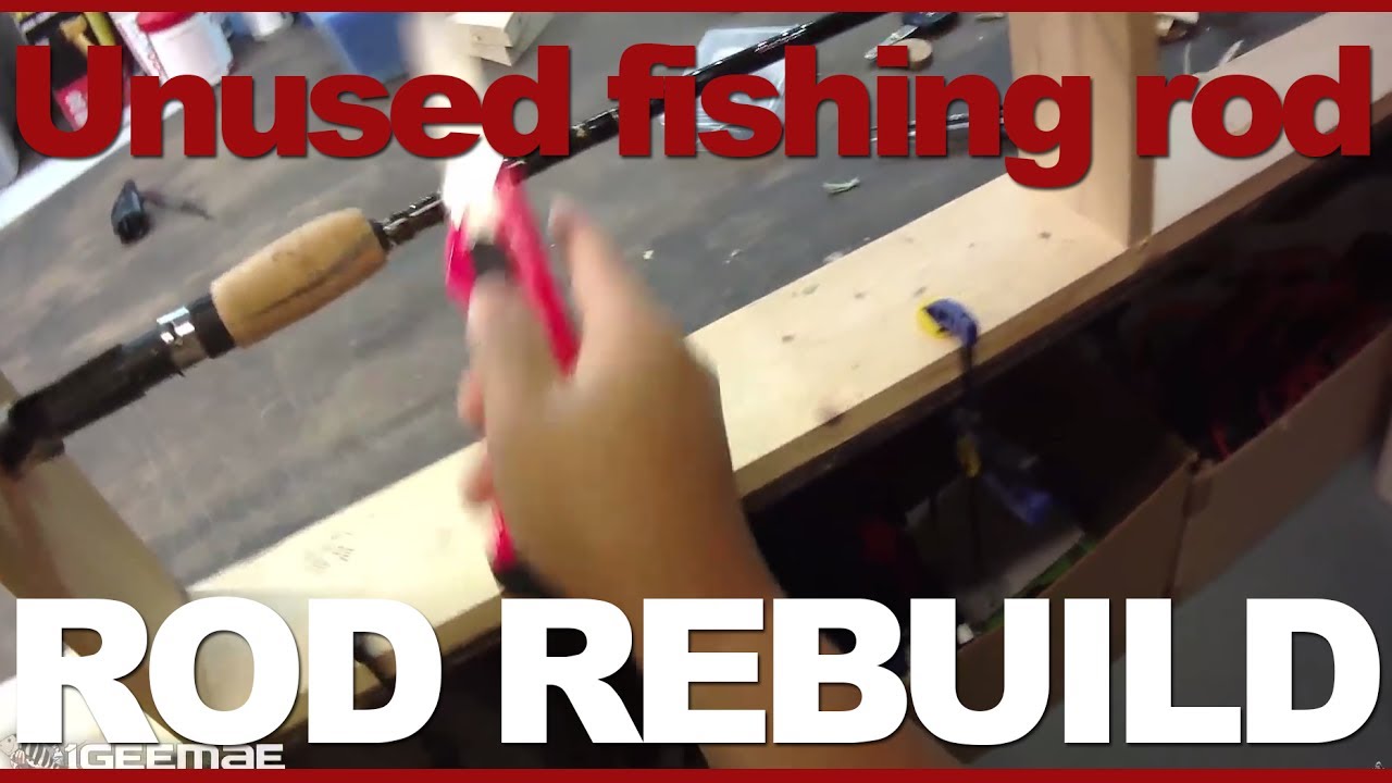 How to make unused fishing rod to spinning rod