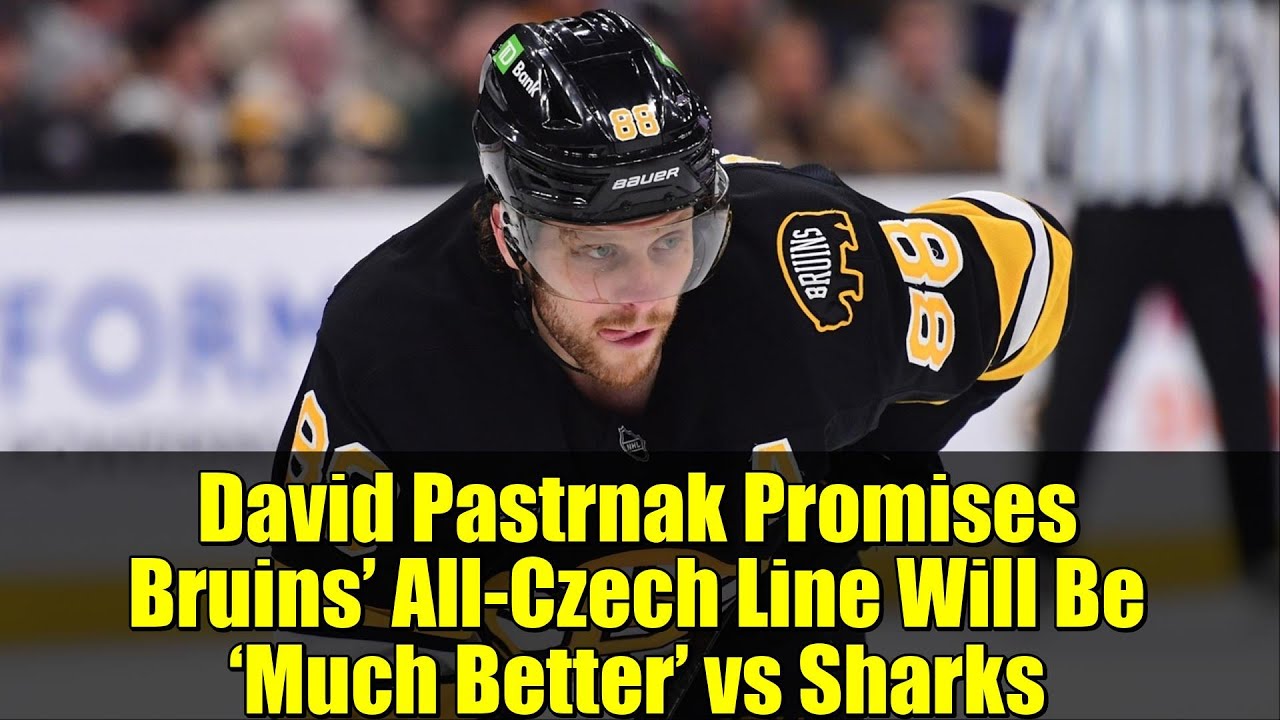 David Pastrnak Promises Bruins’ All-Czech Line Will Be ‘Much Better’ vs Sharks | NHL Highlights