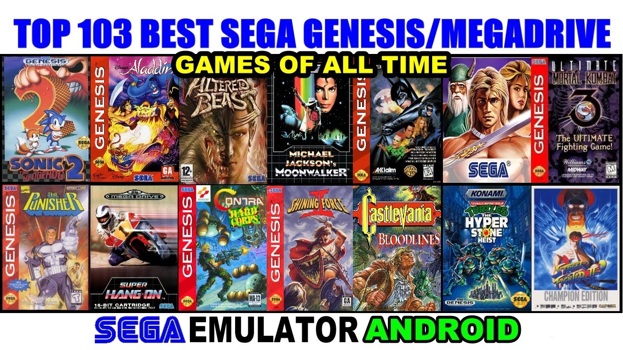 Top 103 Best SEGA Genesis / Mega Drive Games [Just for Nostalgia]